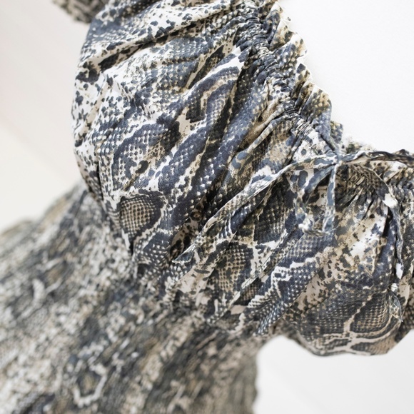 Snakeskin print RANCHO ESTANICIA blouse - Picture 8 of 9